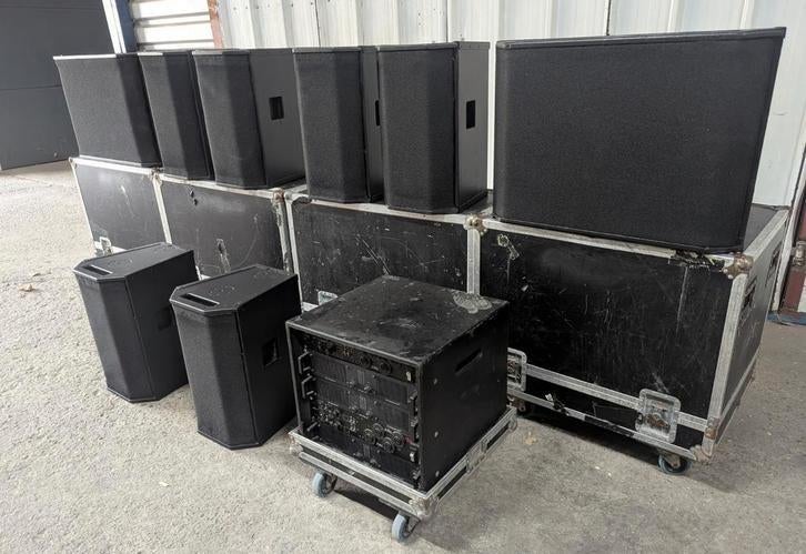 ✅Apogee AE 5 AE 10 pa systeem compleet, Audio, Tv en Foto, Luidsprekers, Overige merken, Gebruikt, Info@verbuntaudio.nl, 120 watt of meer