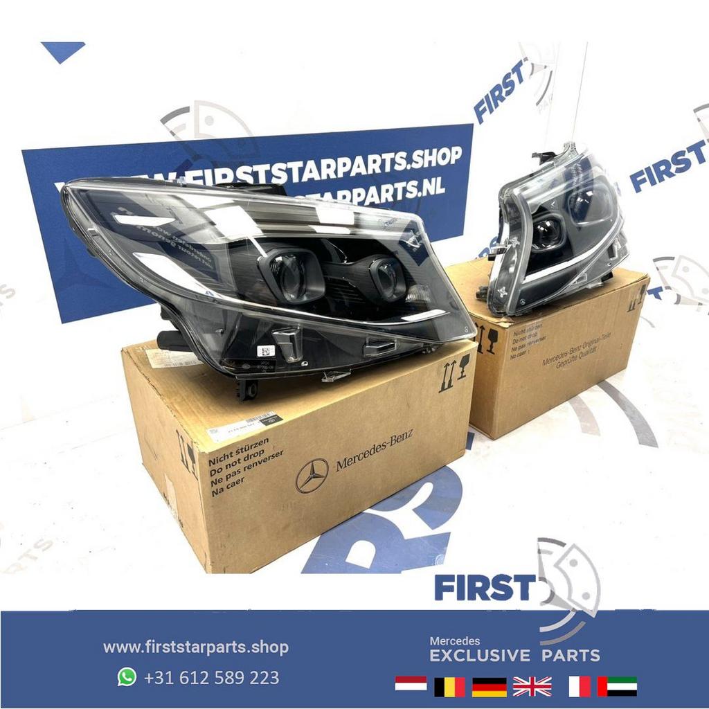 W447 V KLASSE FACELIFT LED MULTIBEAM KOPLAMPEN SET 2024 VITO, Gebruikt, -, Ophalen of Verzenden, -