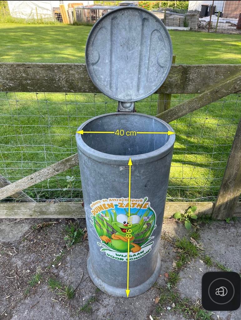 Vuilnisbak, Huis en Inrichting, Woonaccessoires | Prullenbakken, Ophalen, Zo goed als nieuw, Minder dan 50 cm