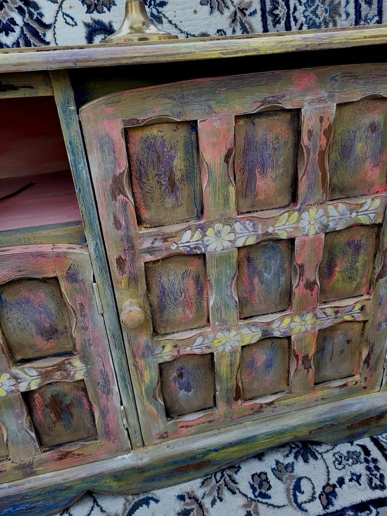 Spaanse/Kast/Dressoir/TV kast/Kast/Boho, Ophalen of Verzenden