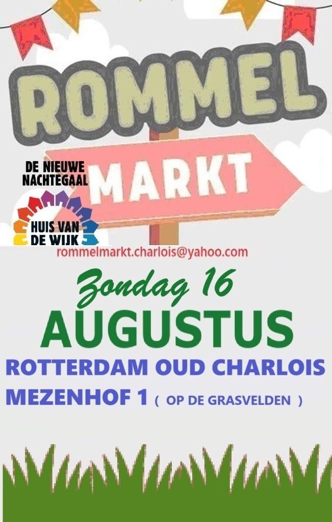 Kleedjesmarkt in Oud Charlois 16 augustus ROTTERDAM CHARLOIS, Eén persoon