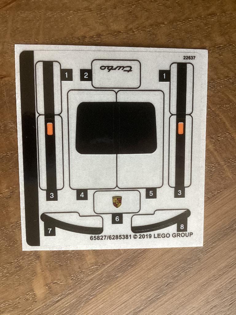 Lego 75895 stickers, Lego, Overige typen, Nieuw, Speed Champions