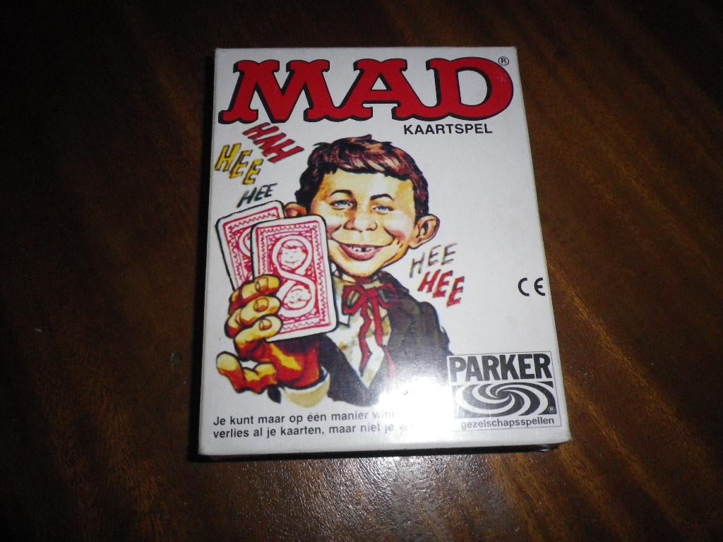 MAD kaartspel van Parker, Hobby en Vrije tijd, Ophalen of Verzenden, Zo goed als nieuw, Parker