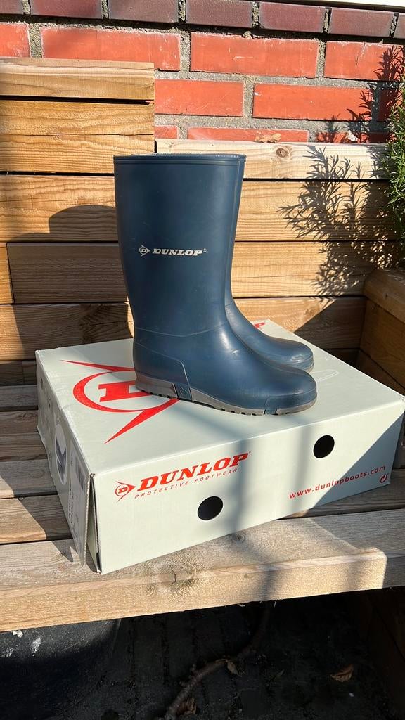 Dunlop Sport regenlaarzen blauw maat 33 -zgan, Jongen of Meisje, Ophalen of Verzenden, Dunlop, Laarzen
