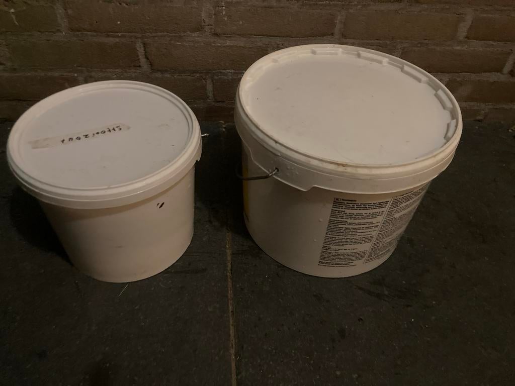 Strooizout emmers gratis, Ophalen of Verzenden, Gebruikt