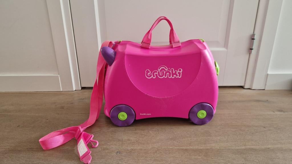 Trunki kinderresikoffer roze Trixi, Gebruikt, Hard kunststof, Minder dan 50 cm, Minder dan 35 cm