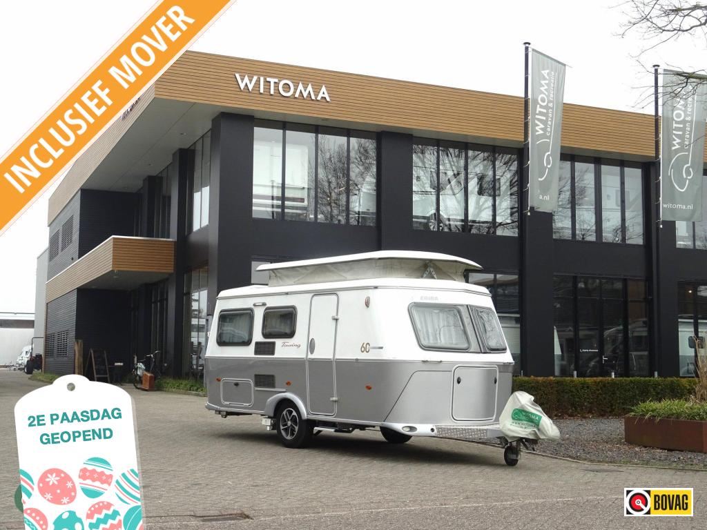 Eriba Touring - 60 Edition 530 Unico luifel + voorwand, Caravans en Kamperen, Standaardzit, Schokbreker, Bedrijf, 4 tot 5 meter
