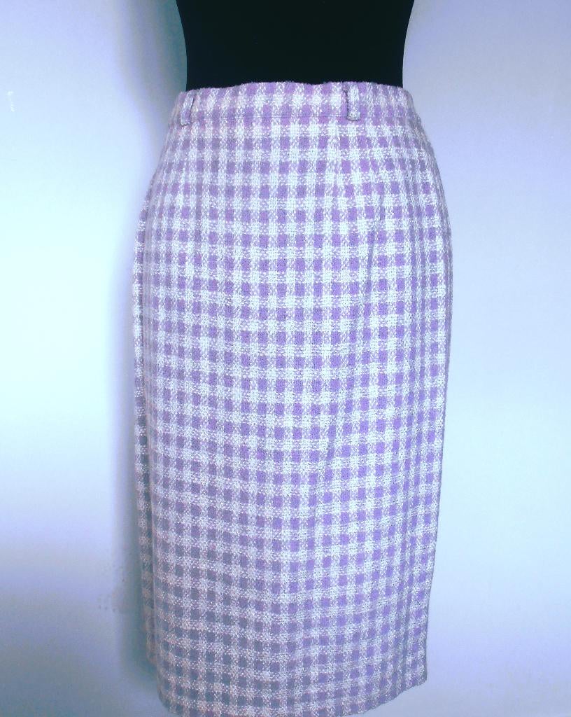NIEUWE Basler prachtige lila met witte gevoerde rok - 40, Maat 38/40 (M), Verzenden, Paars, Basler
