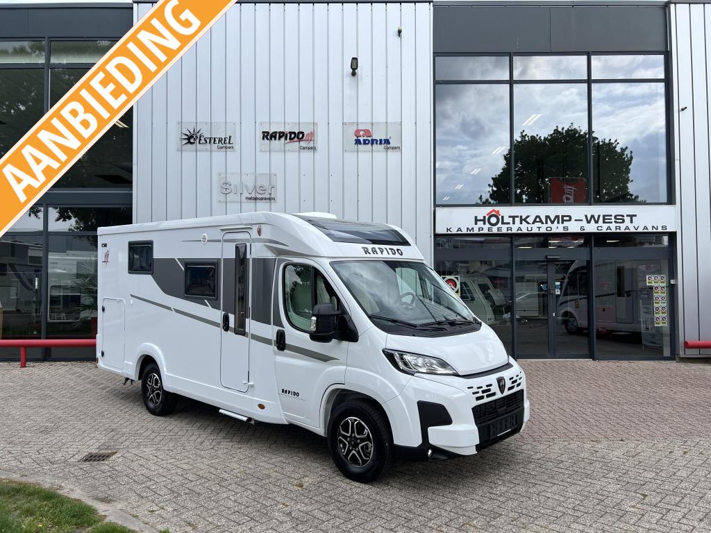 Rapido C50 WEGRIJAANBIEDING NIEUW, Caravans en Kamperen, Automaat, Fiat, Bedrijf, Diesel