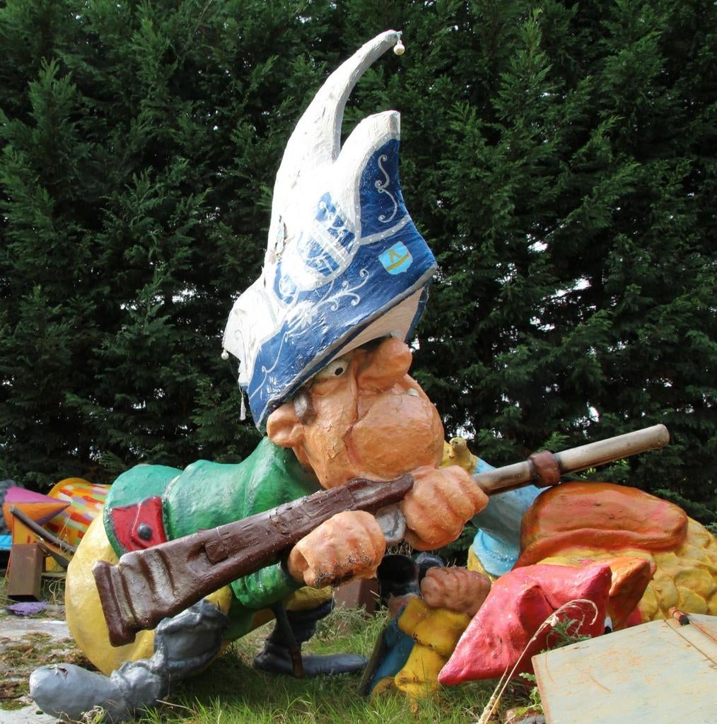 Polyester onderdelen carnavalswagen - unieke figuren, Ophalen, Gebruikt, Overige typen, Carnaval