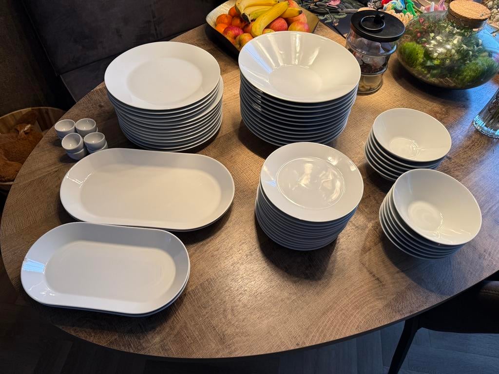IKEA 365+ servies 59 delig, Huis en Inrichting, Keuken | Servies, Ophalen, Zo goed als nieuw, Overige stijlen, Porselein