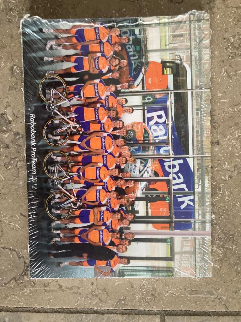 COMPTE SET FOTO KAART EN RABOBANK WIELERPLOEG 2012, Ophalen of Verzenden, Zo goed als nieuw, Buitenlandse clubs, Poster, Plaatje of Sticker
