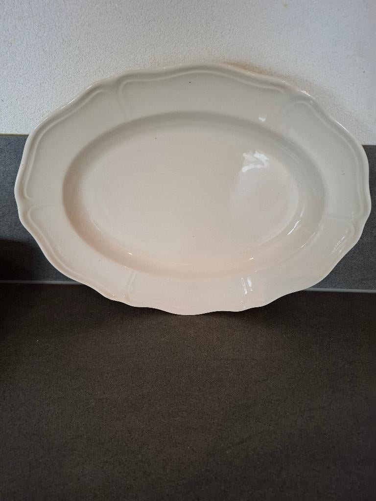 Ovale schaal Wedgewood Queens Plain 34 cm, Ophalen, Wedgwood, Porselein, Schaal of Schalen