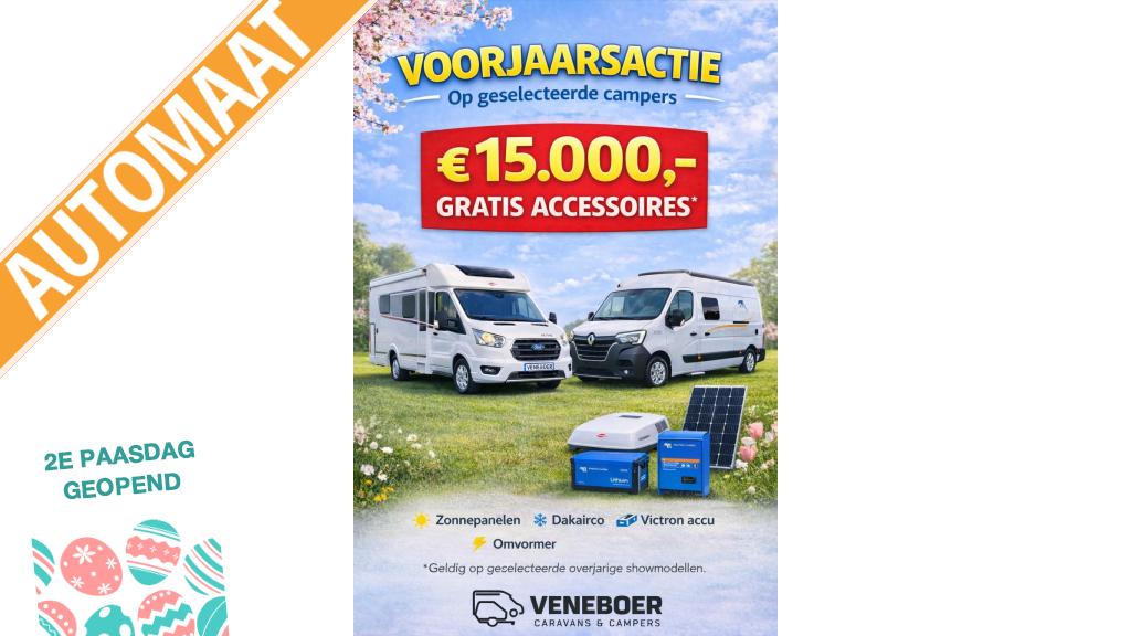 Bürstner Lineo T 620 G - Winterpakket, Automaat, Standaard zit, Ringverwarming, Ford