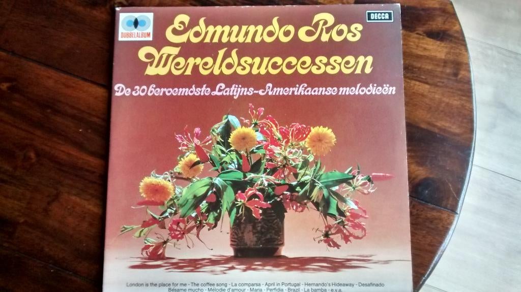 2 LP - Edmundo Ros - Wereldsuccessen, Ophalen of Verzenden, Zo goed als nieuw, 12 inch