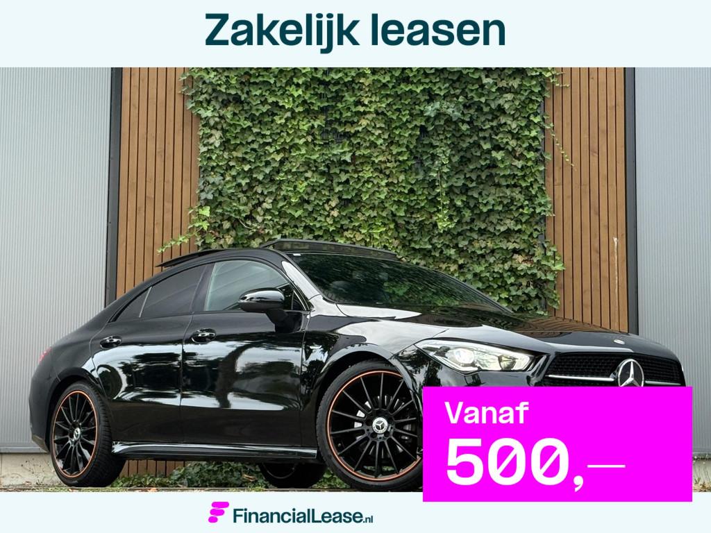 Mercedes-Benz CLA-klasse 180 Orange Art Edition 1|PANO|SFEER, CLA, 136 pk, 4 cilinders, Zwart