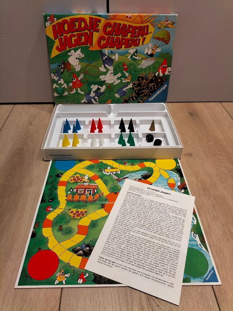 Hoedje Jagen - spel van Ravensburger, Vijf spelers of meer, Ophalen of Verzenden, Gebruikt, Ravensburger