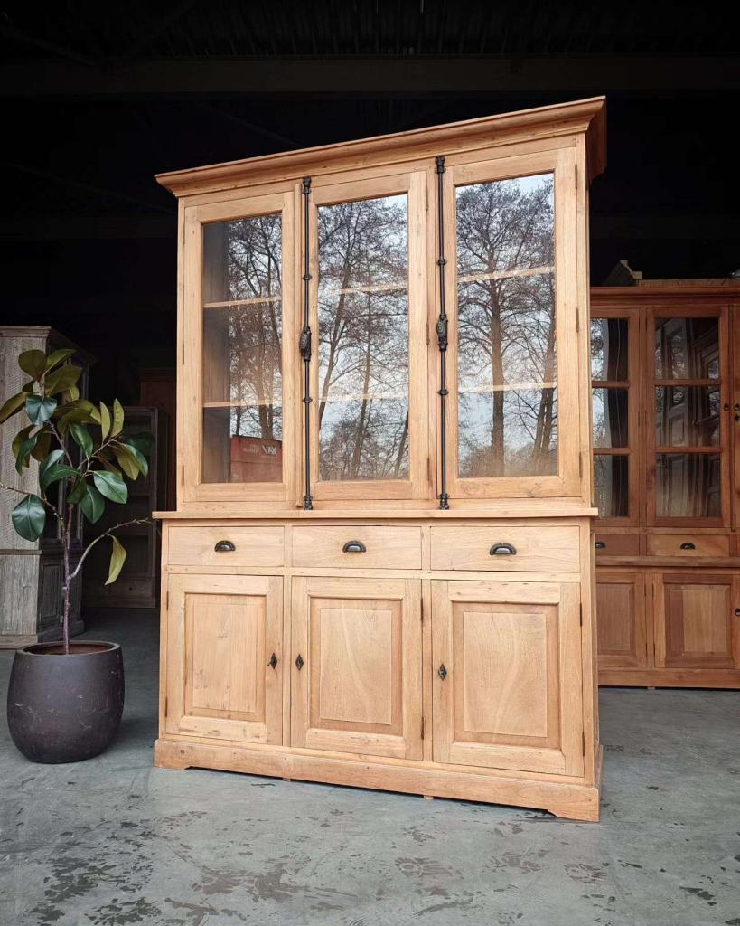 Buffetkast, Espagnolet sluiting | Franse Look | Teak #2652