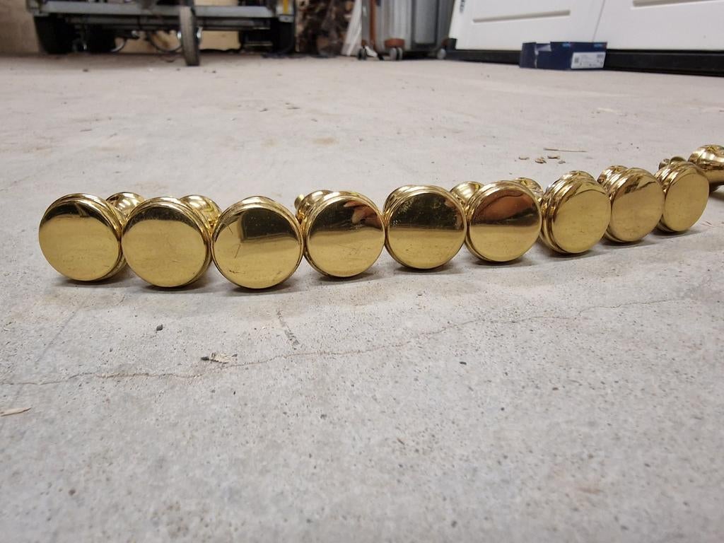 Messing kastknopjes 2 soorten, Ophalen of Verzenden