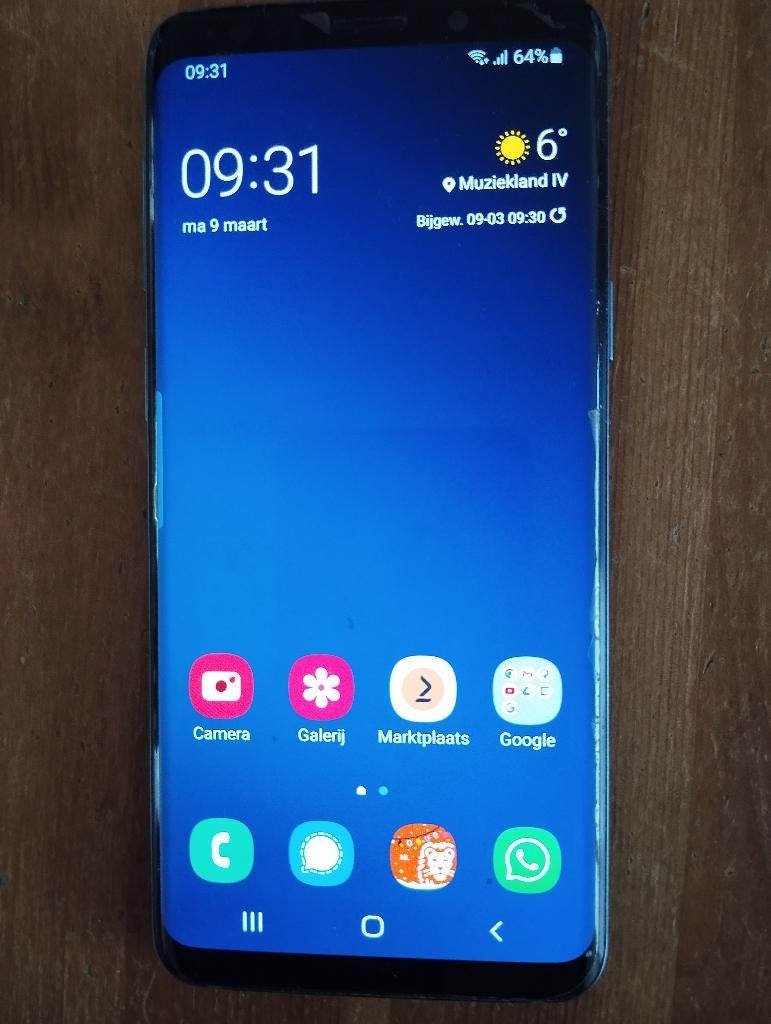 Samsung Galaxy S9 in uitstekende staat, Telecommunicatie, Mobiele telefoons | Samsung, Gebruikt, Blauw, Ophalen of Verzenden, 64 GB