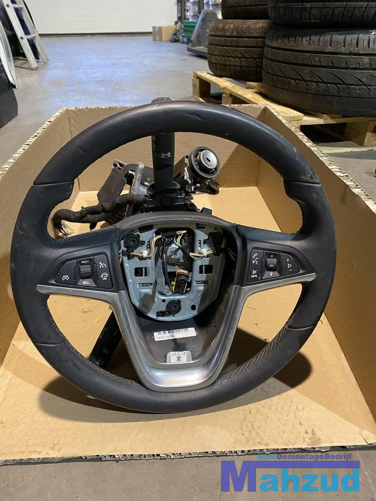 2014 Opel Astra J leder compleet stuurwiel stuurkolom schake, Auto-onderdelen, Besturing, Opel, Gebruikt, Ophalen of Verzenden