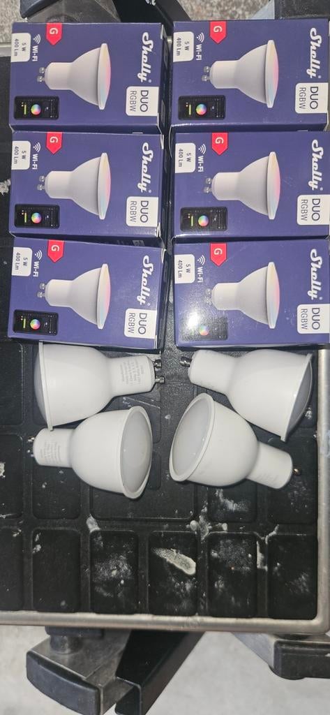 10 Shelly DUO RGBW GU10 spots, Ophalen of Verzenden