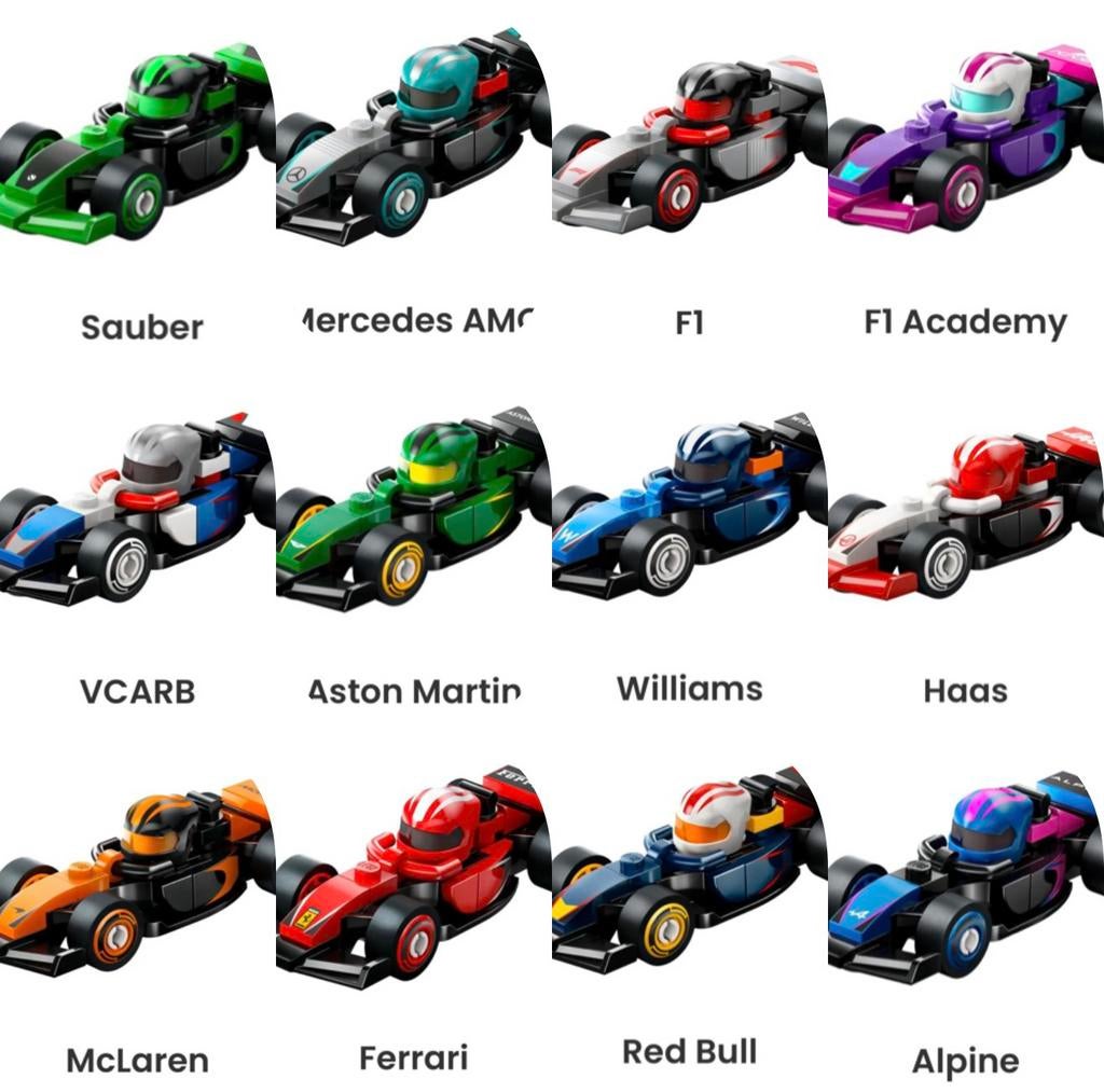 Lego F1 71049 alle 12 nieuw in doos!!, Ophalen, Zo goed als nieuw