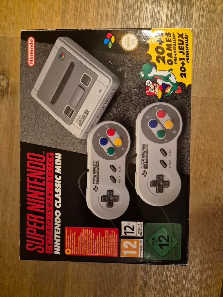 Super Nintendo Classic Mini - Met 20+ games en 2 controllers, Spelcomputers en Games, Spelcomputers | Nintendo Super NES, Ophalen of Verzenden
