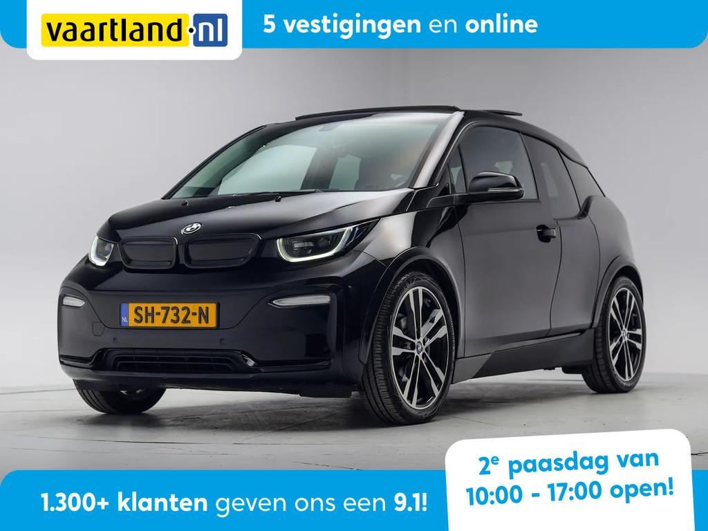 BMW i3 S iPerformance 94Ah 3-Fase [ Warmtepomp Panorama Lede, Automaat, 0 cilinders, 4 stoelen, 43 €/maand