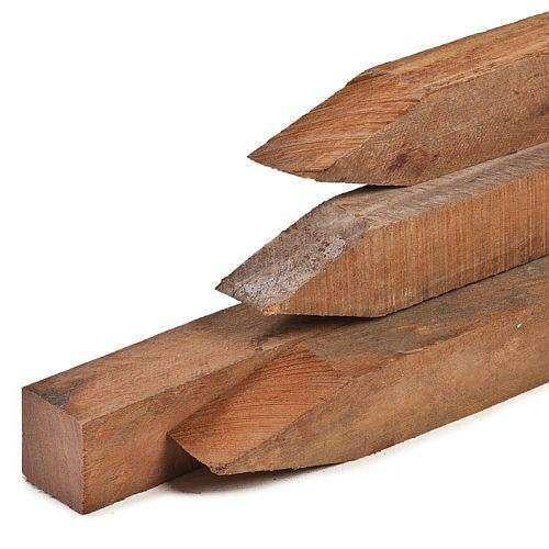 Azobe paal 60x60x3000mm fijn bezaagd., Ophalen, Palen, Nieuw, Hardhout