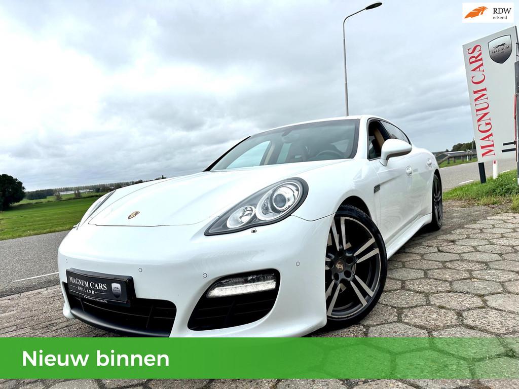 Porsche Panamera 3.0 DIESEL PLATINUM AUTOMAAT LEDER OPENDAK/, Auto's, Euro 5, Gebruikt, Beige, 241 €/maand