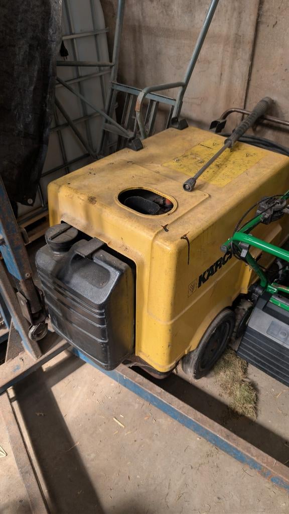Kärcher warmwater hogedrukreiniger, gebruikt, Tuin en Terras, Ophalen, Gebruikt, Elektrisch, Kärcher