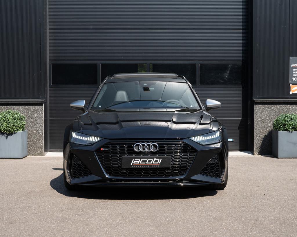 Audi A6 Avant RS6 4.0 TFSI V8 Quattro | Dynamic Plus B&O 3D, Auto's, Audi, Automaat, 600 pk, Zwart, Leder
