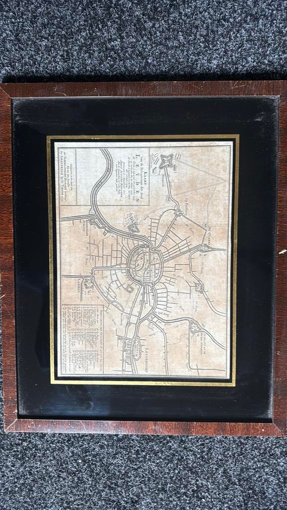 Gravure anno 1754 Leyden Jan Wagenaar, Antiek en Kunst, Kunst | Etsen en Gravures, Ophalen of Verzenden