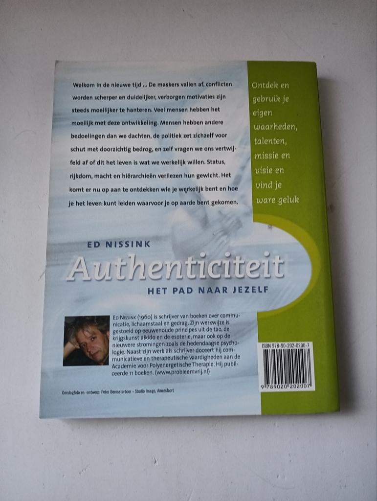 Ed  Nissink - Authenticiteit, Boeken, Spiritualiteit algemeen, Overige typen, Ophalen of Verzenden, Zo goed als nieuw