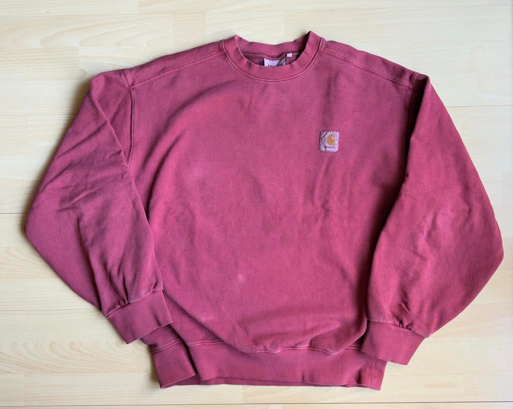 Carhartt red wine boxy sweater | M, Kleding | Heren, Truien en Vesten, Ophalen of Verzenden, Zo goed als nieuw, Maat 48/50 (M)