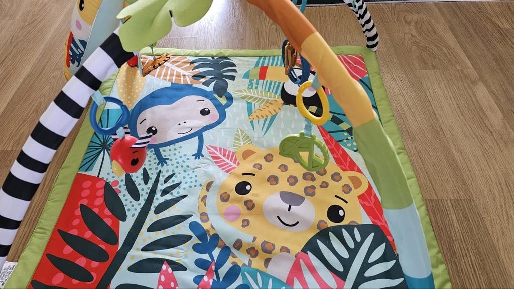 Fisher-Price Speelkleed met Babygym - Jungle Thema, Ophalen of Verzenden, Zo goed als nieuw, Speelkleed