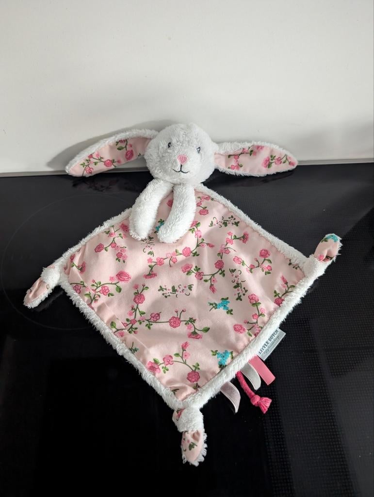 Little Dutch knuffeldoek Konijn bloem, Ophalen of Verzenden, Zo goed als nieuw, Konijn