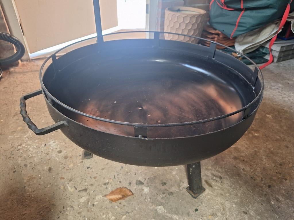 Barebones cowboy fire pitt grill + stoofpan, Tuin en Terras, Ophalen, Nieuw