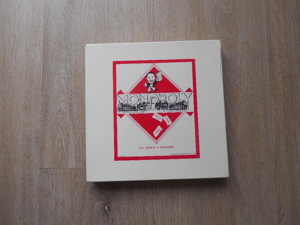 Monopoly witte vierkante doos, Ophalen, Gebruikt