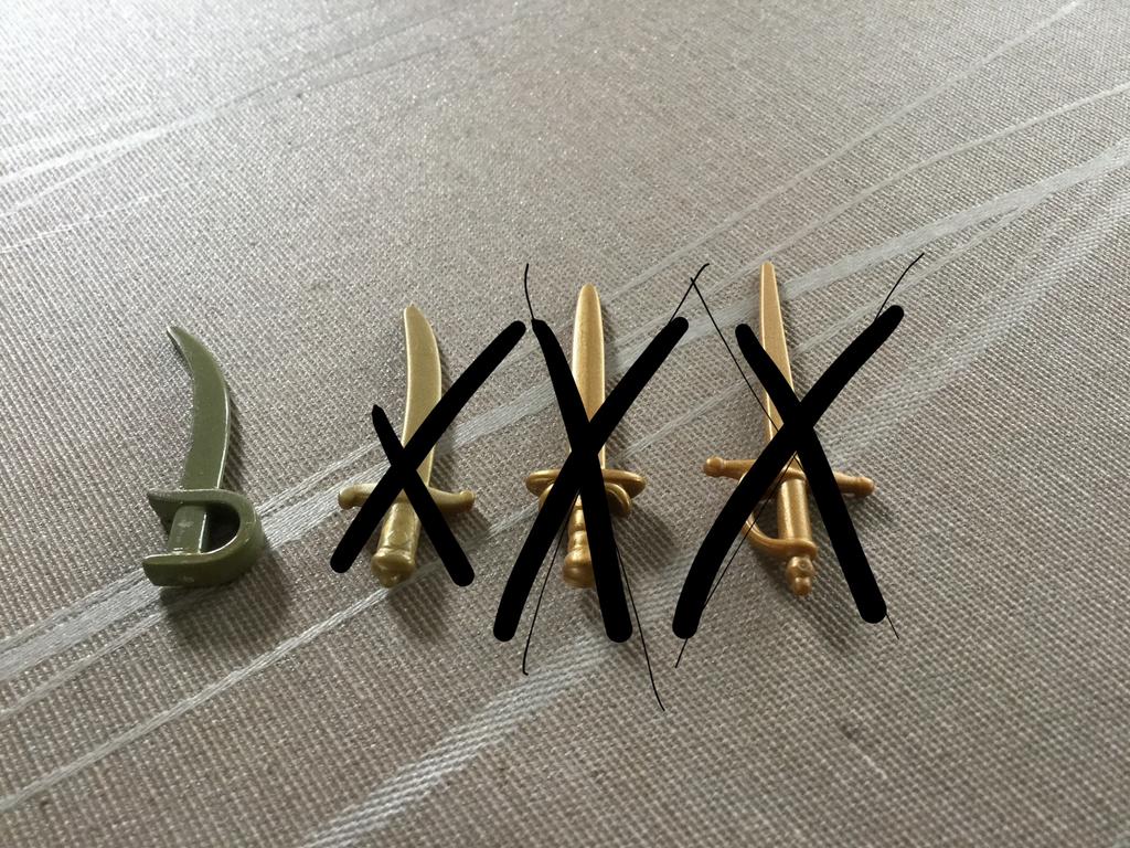 Playmobil sabel., Ophalen of Verzenden, Gebruikt, Los playmobil