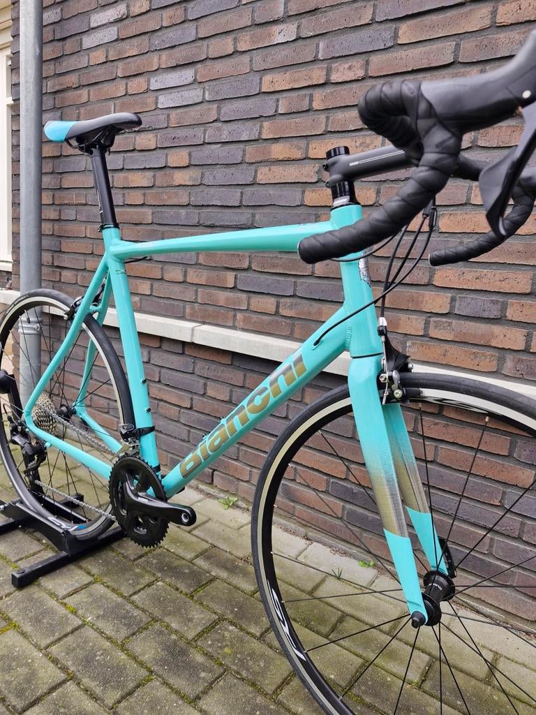 Nieuw Bianchi Via Nirone 7 racefiets maat 63 cm XXL Nieuw, Fietsen en Brommers, Fietsen | Racefietsen, Overige merken, Heren, Info@bimici.nl