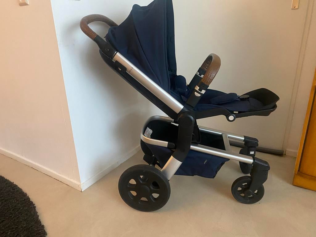 Joolz Geo kinderwagen (donkerblauw) - Zo goed als nieuw!, Verstelbare duwstang, Zo goed als nieuw, Combiwagen, Ophalen