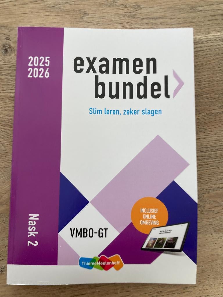 Nieuw examenbundel 2025-2026 Nask 2, VMBO, Scheikunde, Ophalen of Verzenden, Nieuw