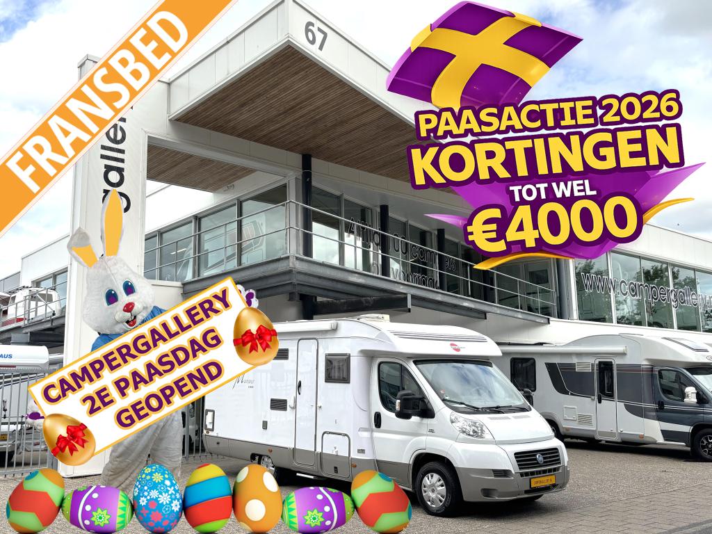 Bürstner Marano 640 T FRANSBED + RONDZIT 6.79M BEARLOCK, Koelkast, Bedrijf, Tot en met 3, Bürstner