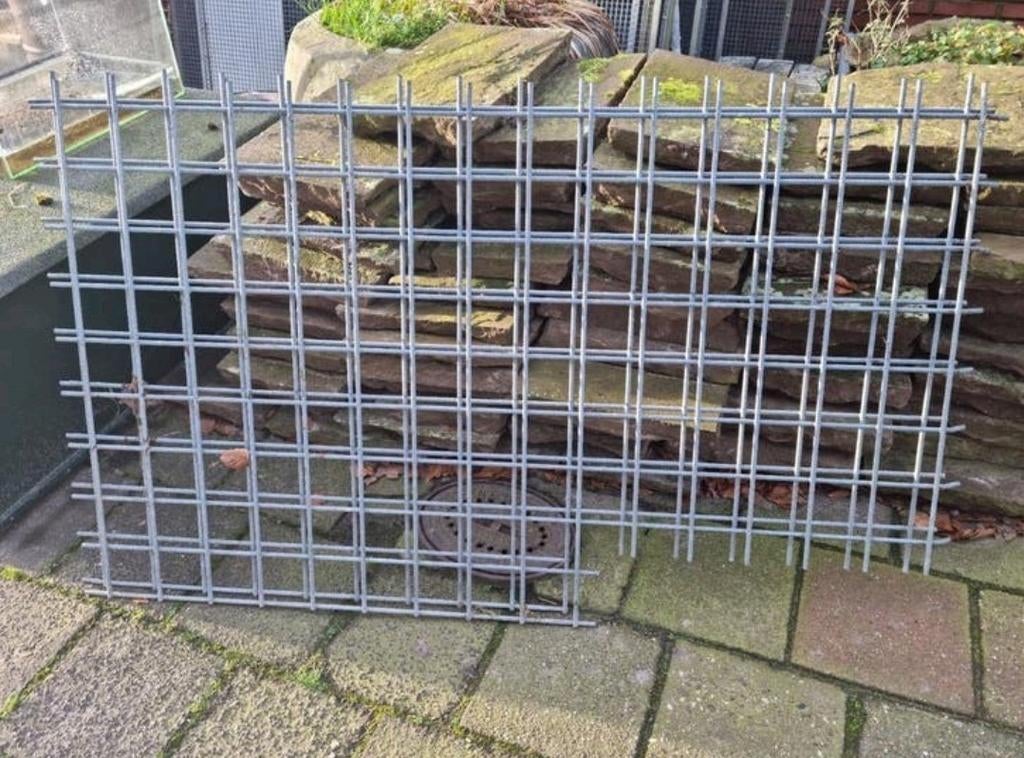 2 x Superzwaar ONVERWOESTBAAR betongaas 95cm x 150cm 10x10cm, Ophalen, Zo goed als nieuw, Minder dan 10 meter, Gaas