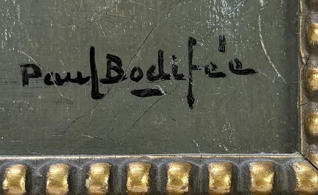 304. Olieverfschilderij, Paul Bodifée - boslandschap., Ophalen of Verzenden