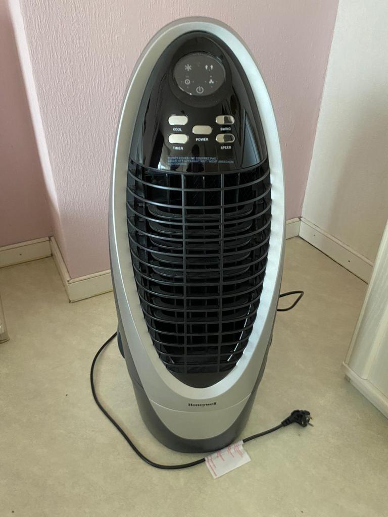 Honeywell luchtkoeler met ventilator, Witgoed en Apparatuur, Ophalen, Minder dan 60 m³, 3 snelheden of meer, Zo goed als nieuw