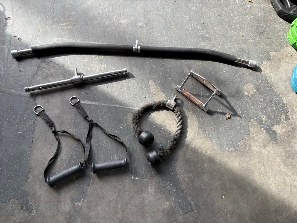 Lat pull pully accessoires ( set nr 3), Accesoires, Gebruikt, Set nr 3, Overige typen