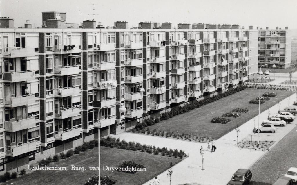 Leidschendam vier prentbriefkaarten, Verzenden, 1940 tot 1960, Ongelopen, Zuid-Holland